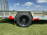 77-in x 12-ft Utility Trailer With Gate, Silver N5C7 - product image 5