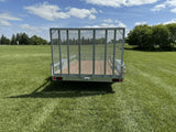 77-in x 12-ft Utility Trailer With Gate, Silver N5C7 - product image 7