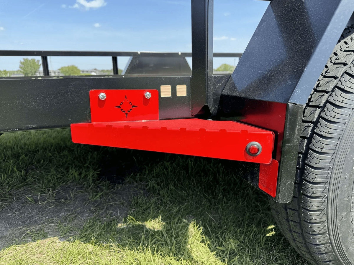 83-in x 14-ft Utility Trailer With Gate & Side ATV Ramps, Black R0G9 - product image 2