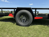83-in x 14-ft Utility Trailer With Gate & Side ATV Ramps, Black R0G9 - product image 8