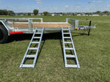 83-in x 14-ft Utility Trailer with Gate & Side ATV Ramps, Galvanized F5V2 - product image 2