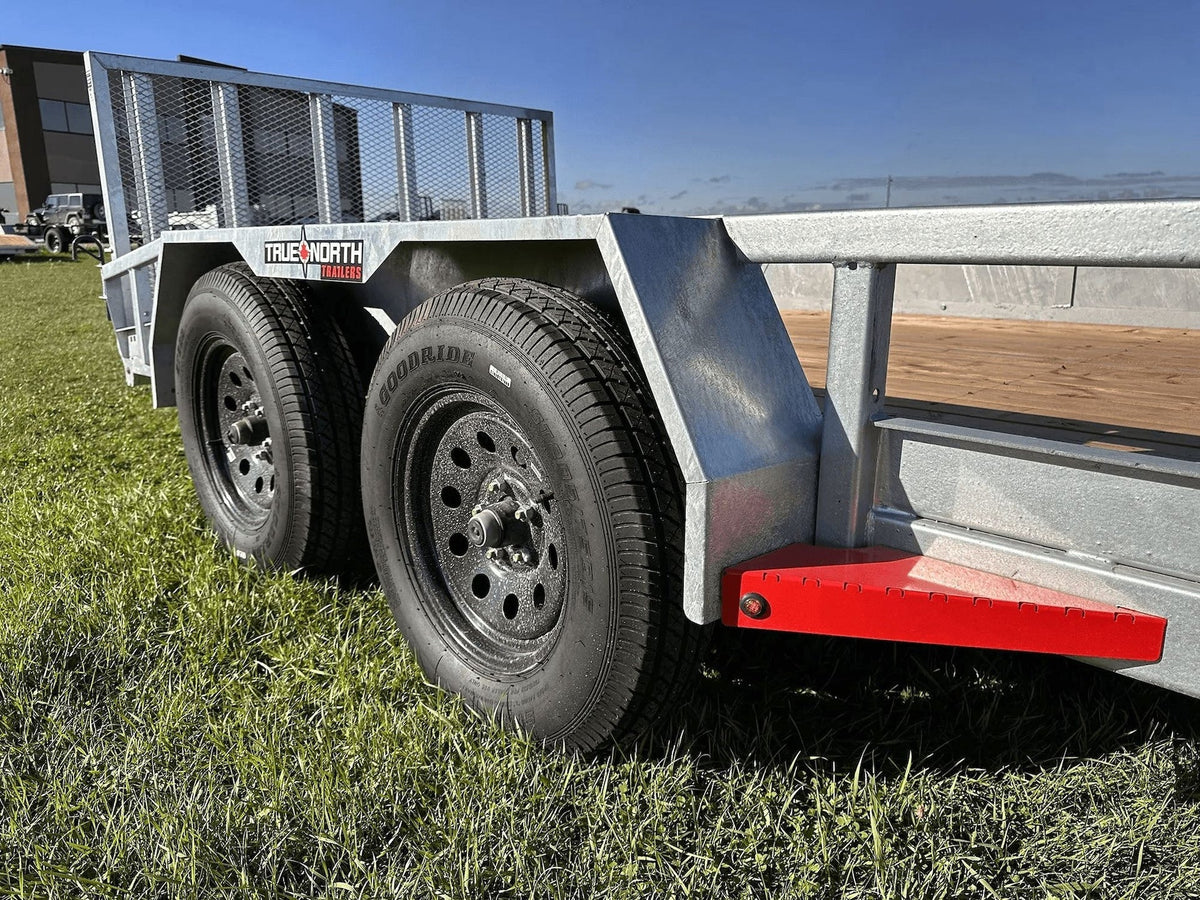 83-in x 16-ft Tandem Axle Utility Trailer, Galvanized Z7Q5 - product image 2