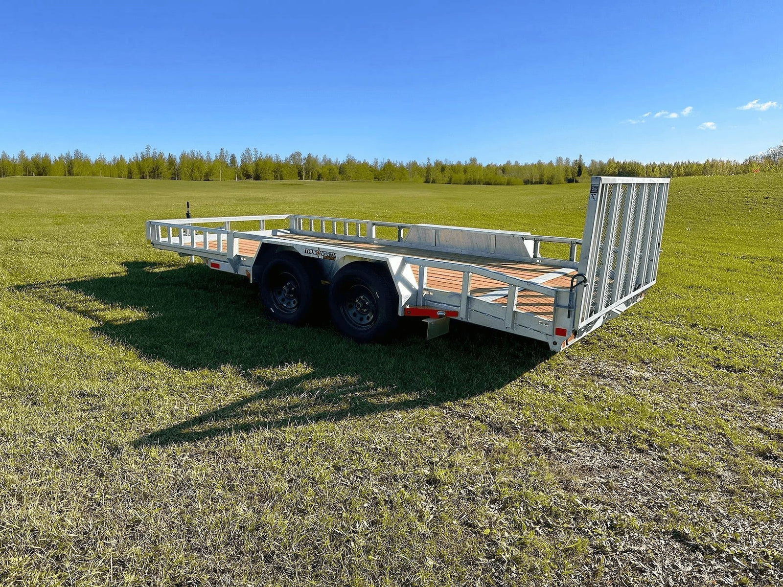 83-in x 16-ft Tandem Axle Utility Trailer, Galvanized Z7Q5 - product image 3