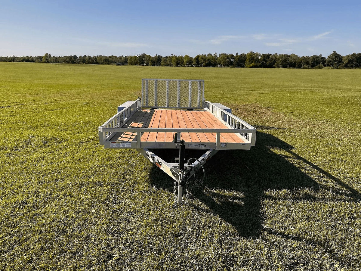83-in x 16-ft Tandem Axle Utility Trailer, Galvanized Z7Q5 - product image 4