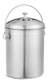 type A Stainless Steel Circular Compost Bin, 4-L L8J7 - product image 1