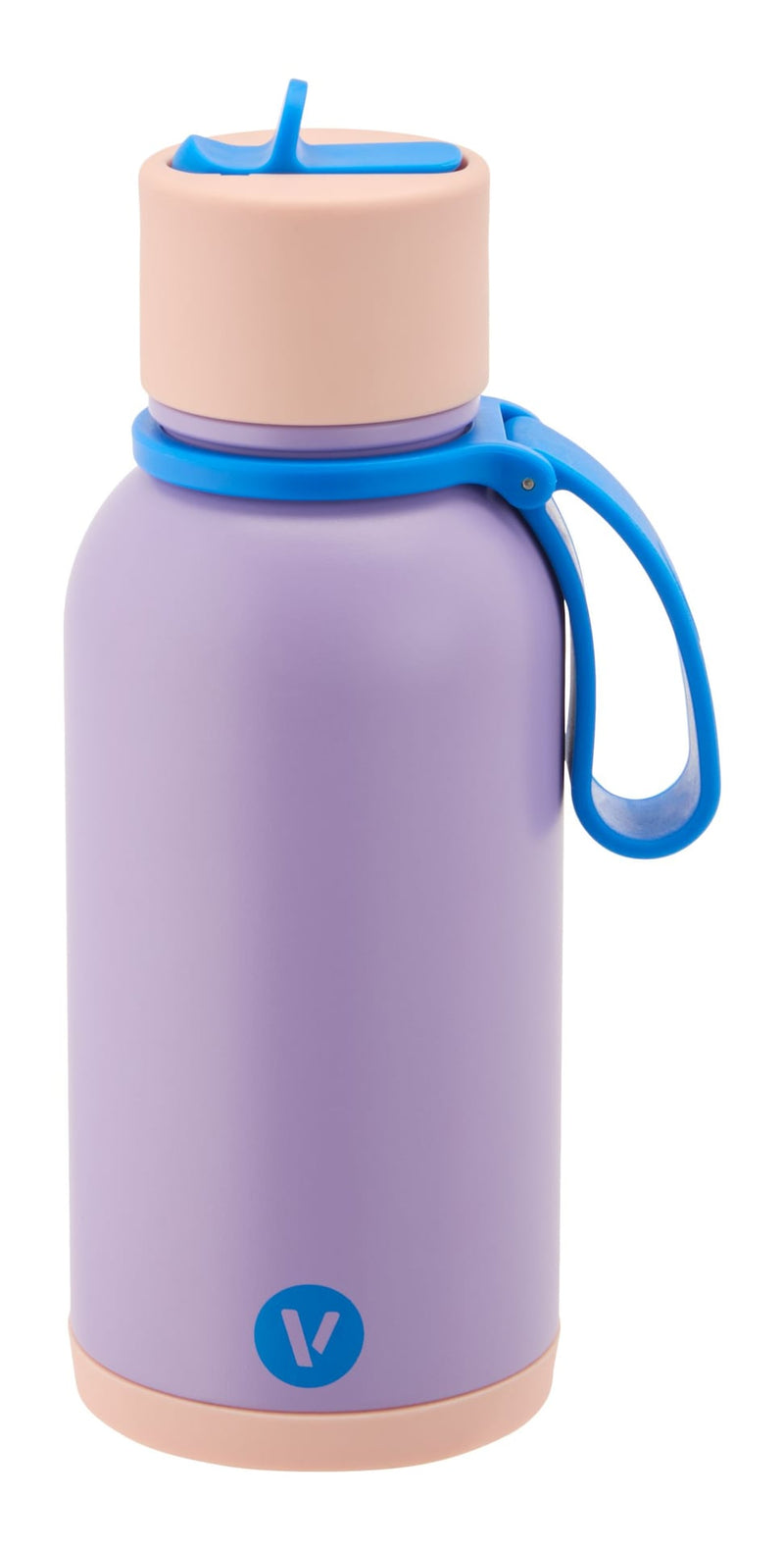 Stainless Steel Water Bottle, Coral, 16-oz B1H9