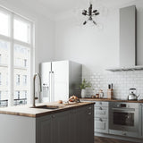 Greenwich Single Handle Pull Down Sprayer Kitchen Faucet with Deck Plate, Stainless Steel Q5J8 - product image 8