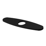 Kitchen Sink Faucet Hole Cover Deck Plate For 1 or 3 Hole, Matte Black, 10-in U3H7 - product image 4