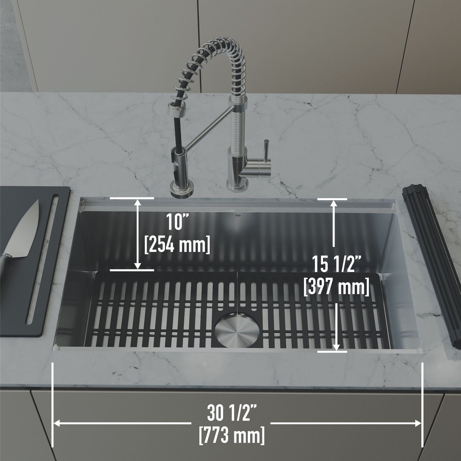 Mercer 33-in Stainless Steel Undermount Kitchen Sink Z0U8 - product image 5