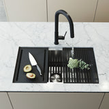 Mercer 33-in Stainless Steel Undermount Kitchen Sink Z0U8 - product image 8