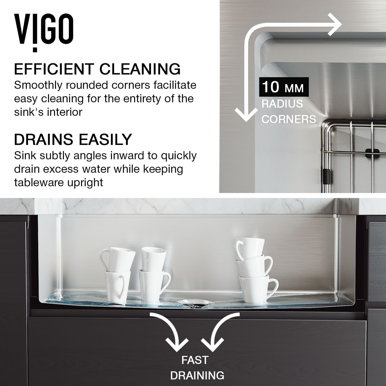 Oxford 1-Bowl Stainless Steel Apron Front Farmhouse Kitchen Sink with Accessories, 33-in X8S5 - product image 2