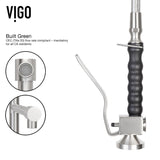 Zurich Single Handle Pull Down Spray Kitchen Faucet, Stainless Steel E6H6 - product image 3
