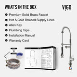 Zurich Single Handle Pull Down Spray Kitchen Faucet, Stainless Steel E6H6 - product image 4