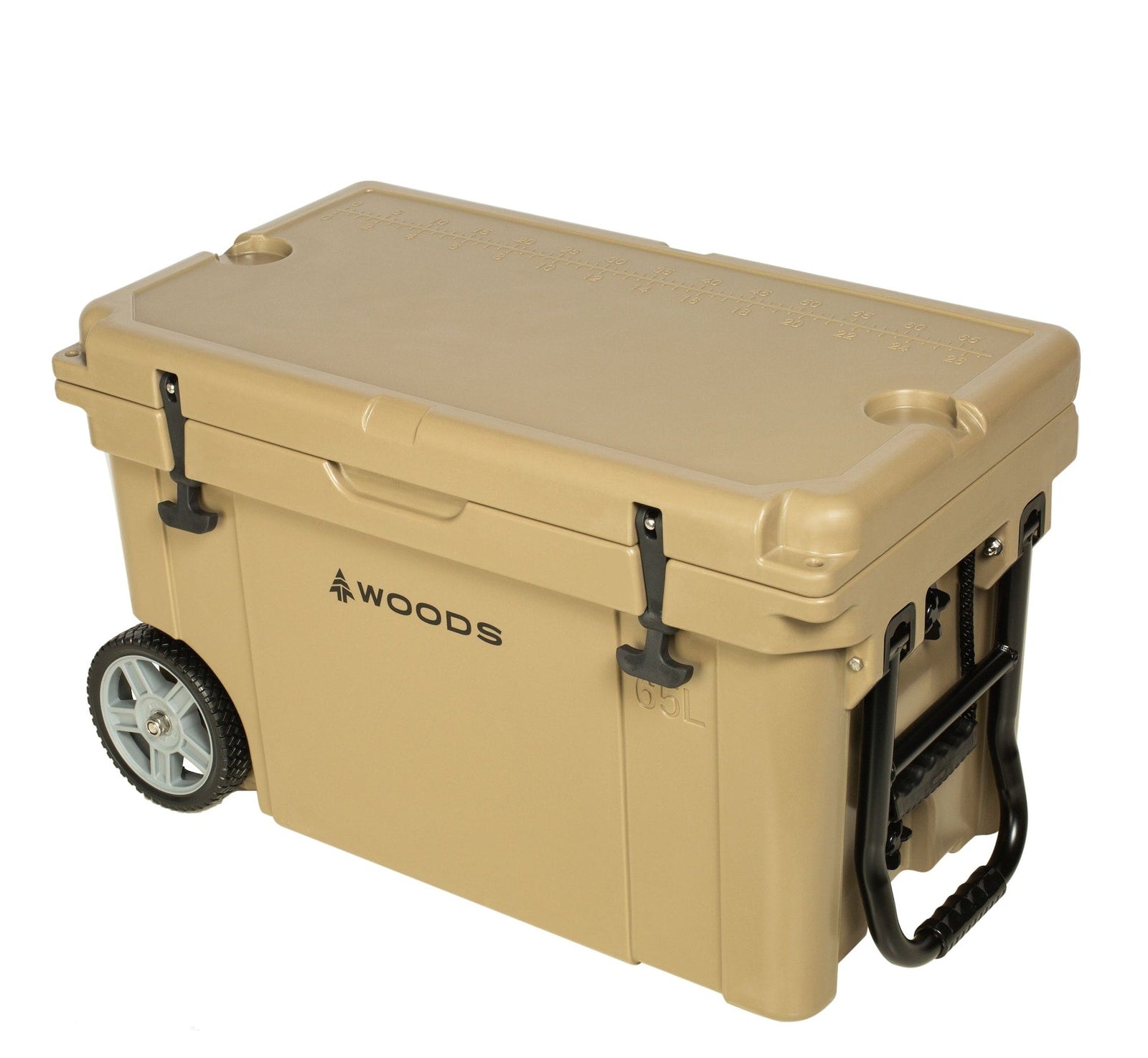 ARCTIC Wheeled Roto-Moulded Cooler with Handle, 65-L, Tan I3Z9 - product image 1