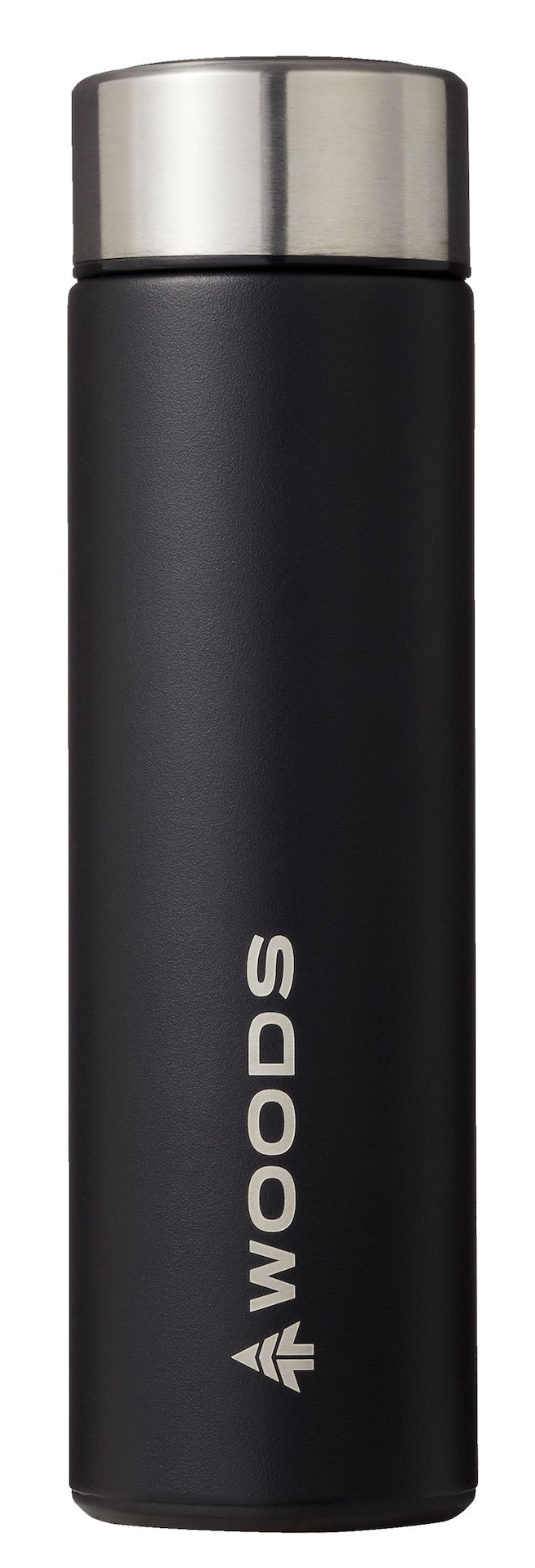 Leak-Tight Tumbler, 16.9-oz, Stainless Steel, Leak-Proof, Black, Medium W7M8