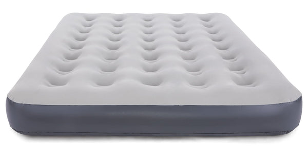 Single-High Inflatable Air Mattress/Airbed with 2-in-1 Pump For AC/DC Outlets, Queen U7Q1