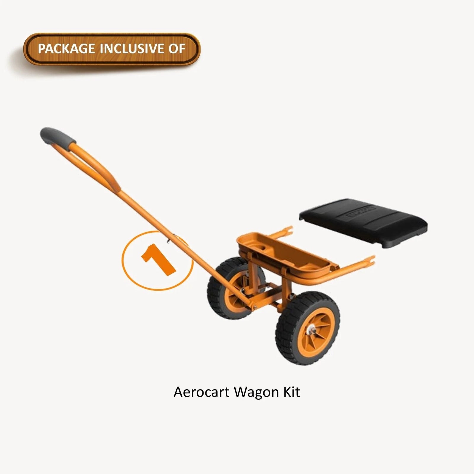 Wagon Kit for Aerocart, includes Detachable Storage Tray & Drink Holder E0Y5 - product image 3
