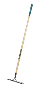 14-in Wide Metal 14-Tine Head Rake, 48-in Hardwood Shaft M5U3 - product image 3