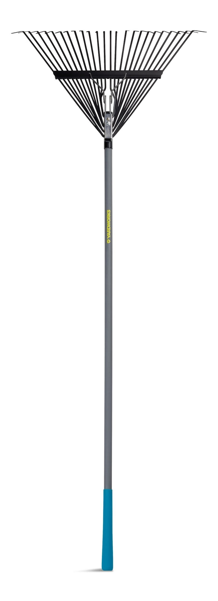 24-Tine Metal Leaf Rake with Fibreglass Shaft, 24-in S6N0 - product image 1
