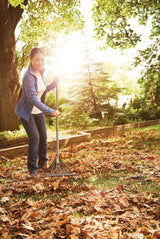 24-Tine Metal Leaf Rake with Fibreglass Shaft, 24-in S6N0 - product image 8