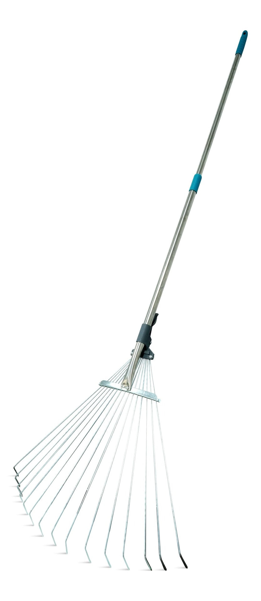 7 to 21-in Wide Metal Adjustable-Tine Telescopic Leaf Rake, 32 to 63-in Aluminum Shaft L8L6 - product image 1