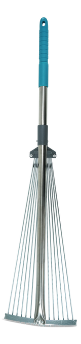 7 to 21-in Wide Metal Adjustable-Tine Telescopic Leaf Rake, 32 to 63-in Aluminum Shaft L8L6 - product image 3