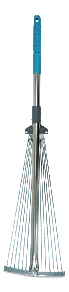 7 to 21-in Wide Metal Adjustable-Tine Telescopic Leaf Rake, 32 to 63-in Aluminum Shaft L8L6 - product image 3