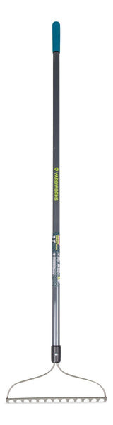 Metal 14-Tine L-Shaped Bow Rake, 60-in, Fibreglass Shaft O3B4 - product image 1