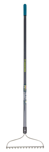 Metal 14-Tine L-Shaped Bow Rake, 60-in, Fibreglass Shaft O3B4 - product image 3