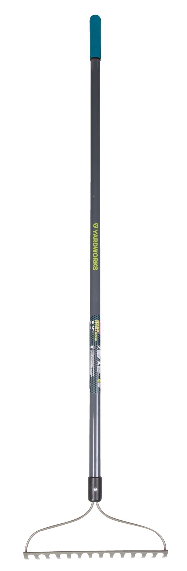 Metal 14-Tine L-Shaped Bow Rake, 60-in, Fibreglass Shaft O3B4 - product image 3