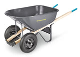 Steel Tray 2-Wheel Garden Wheelbarrow, 6-cu-ft X9R5 - product image 1