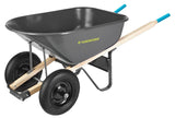 Steel Tray 2-Wheel Garden Wheelbarrow, 6-cu-ft X9R5 - product image 2