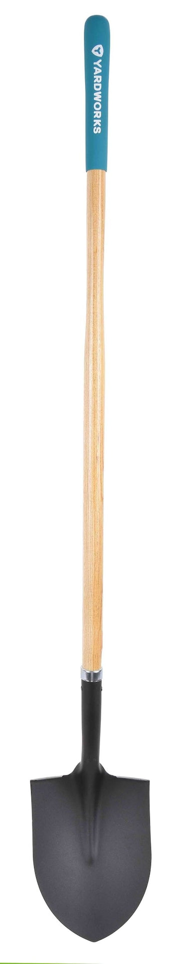 Tempered Steel Round Point Long Handle Shovel, 62-In, Hardwood Shaft S5U5 - product image 1