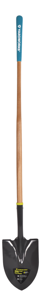 Tempered Steel Round Point Long Handle Shovel, 62-In, Hardwood Shaft S5U5 - product image 2