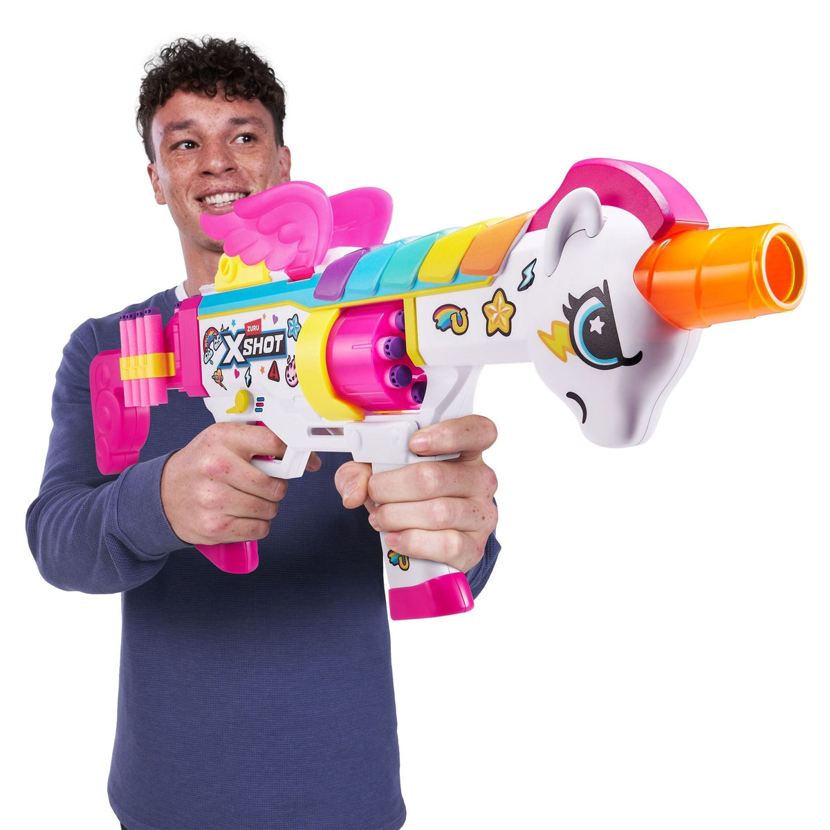 X-Shot Big Rizz Blastercorn Foam Dart Toy Blaster with 24 Darts K6F5 - product image 5