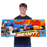 X-Shot Insanity Smoking Barrel Foam Dart Toy Blaster with 72 Darts E9H0 - product image 8