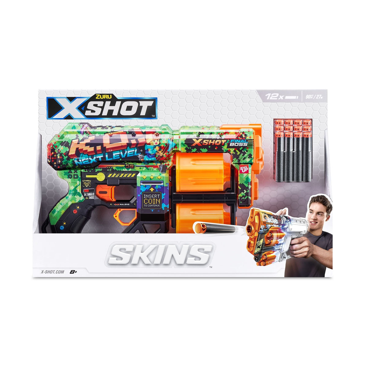 X-Shot Skins Dread, 7 Unique Designs, 12-Dart Capacity, Ages 8+ U6T0 - product image 5